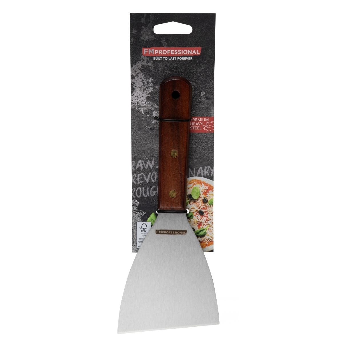 FMprofessional Raclette avec Manche en Bois