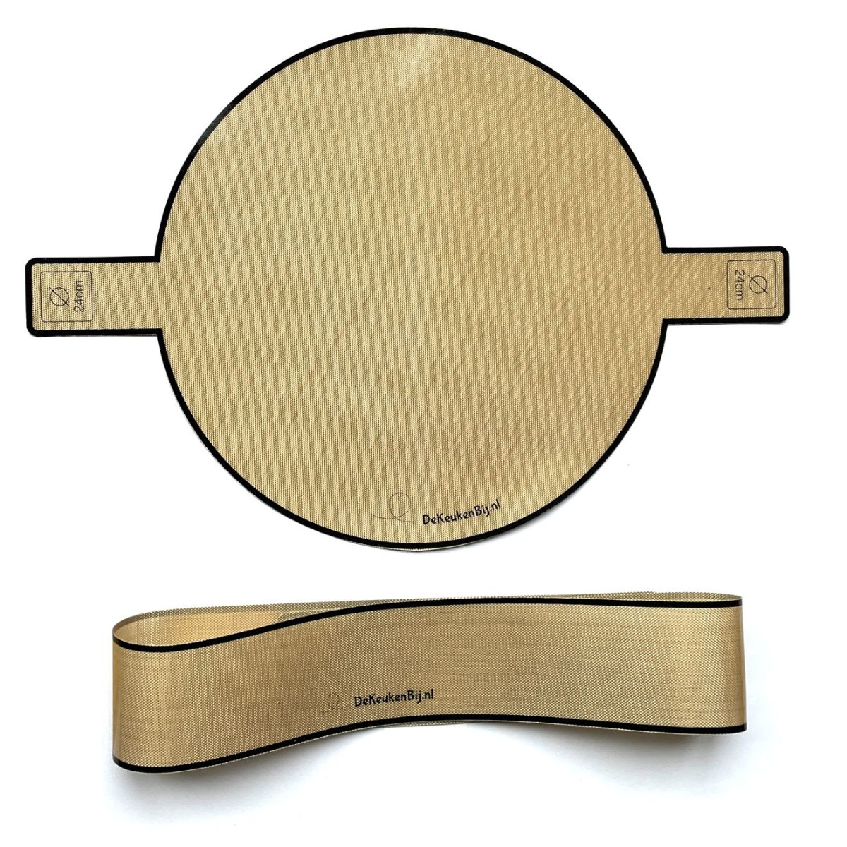 De KeukenBij Papier Cuisson Réutilisable en Silicone Rond Ø24cm