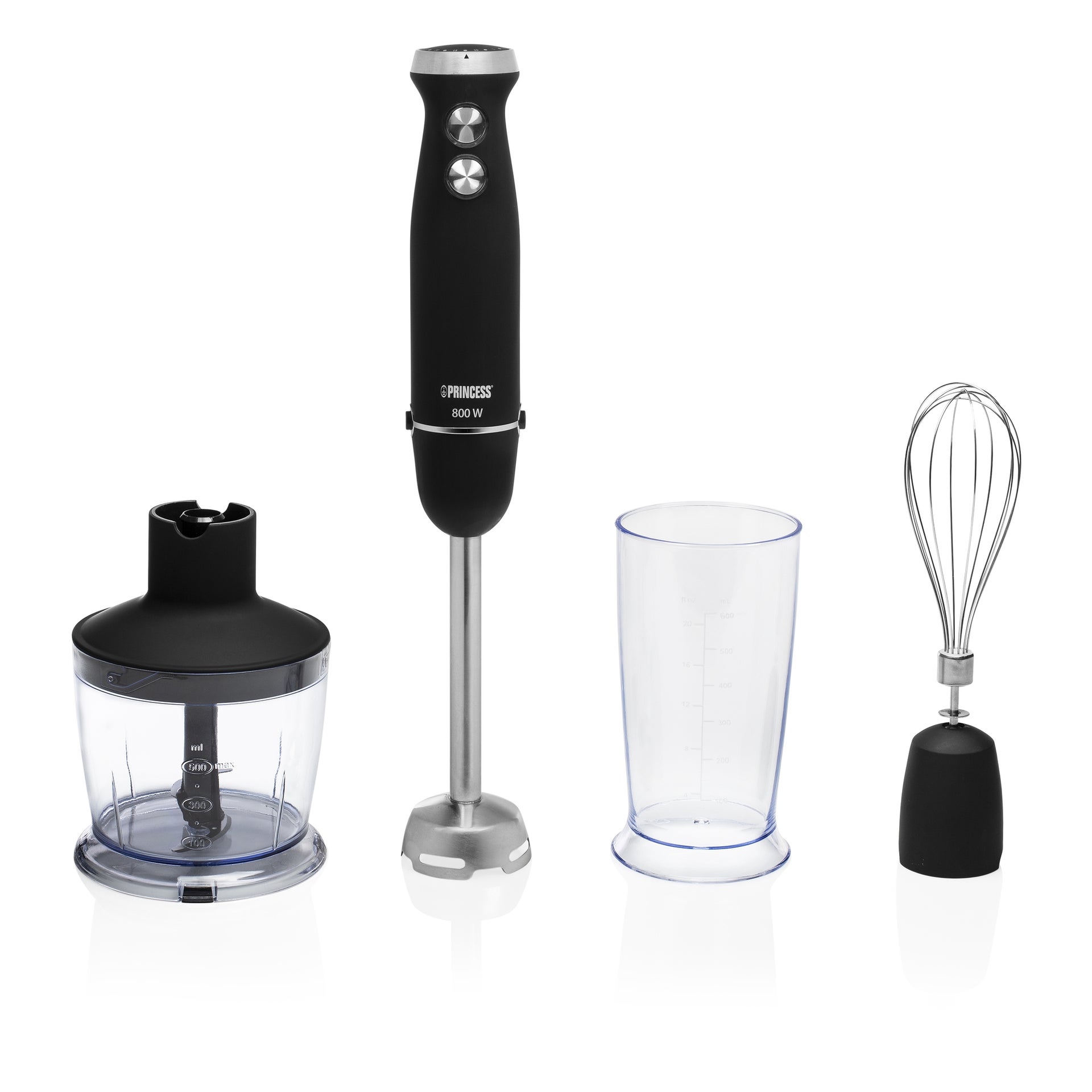 Princess Mixeur Plongeant Noir set/4