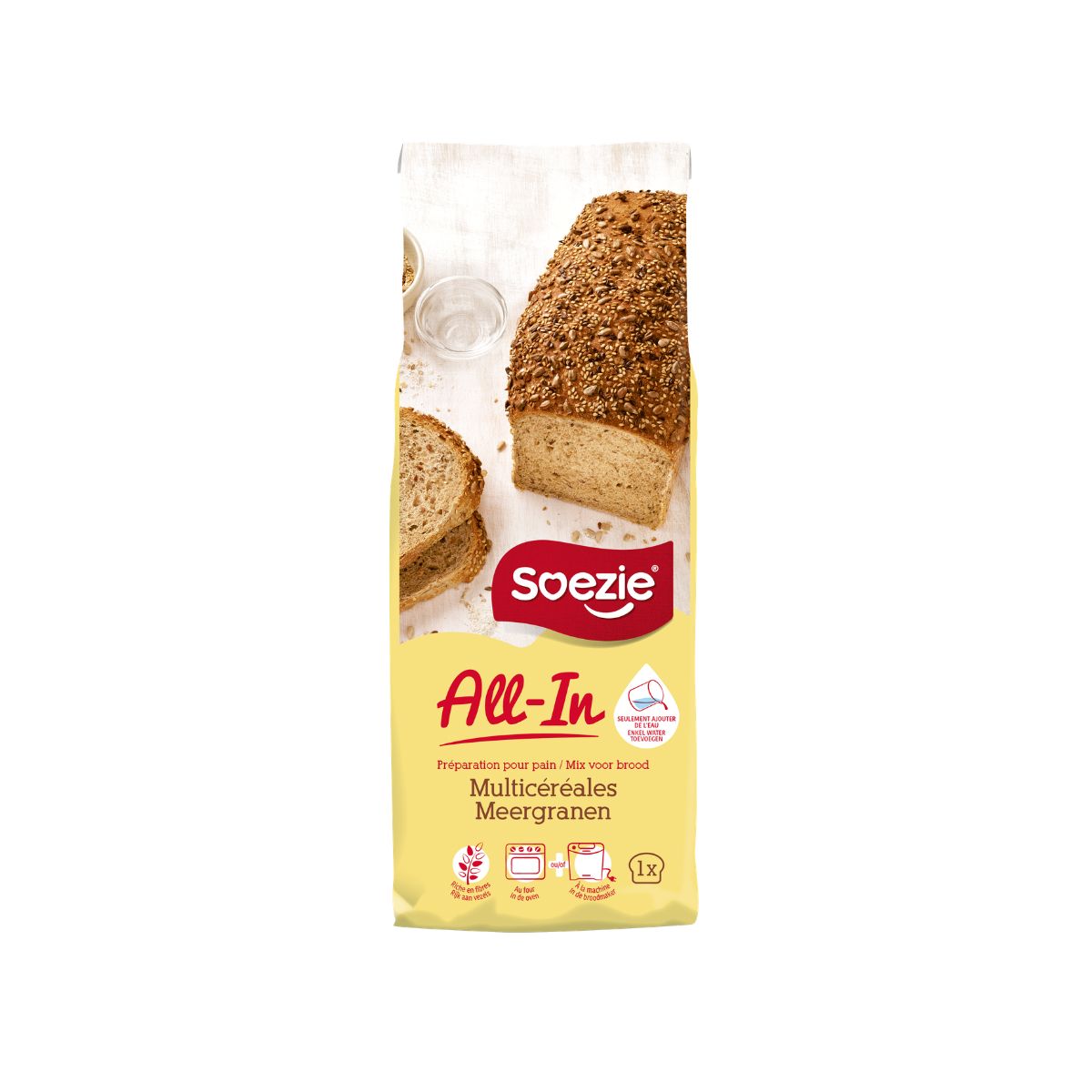 Soezie All-in Mix pour Pain Multicéréales 500g