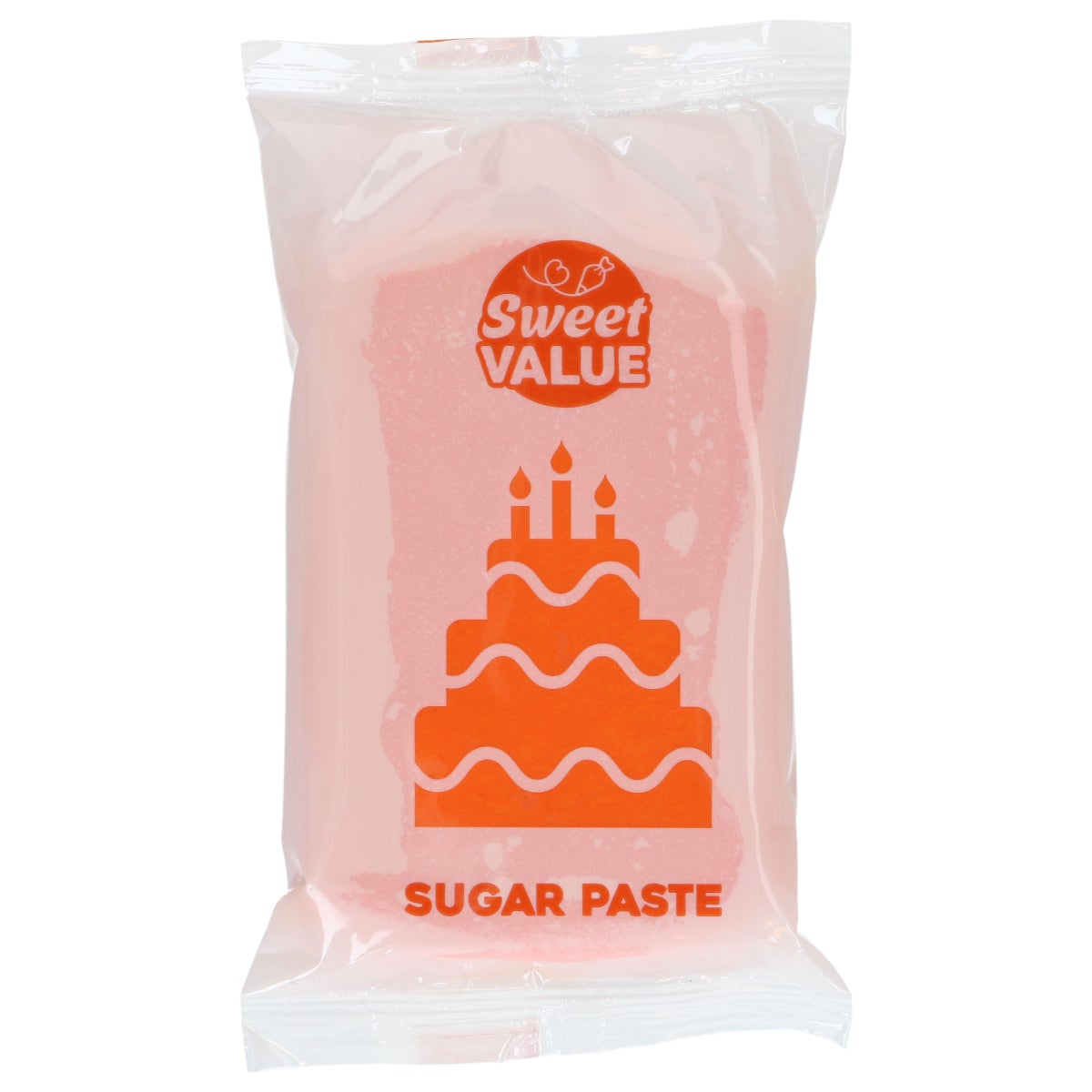Sweet Value Pâte à Sucre Orange 200 g