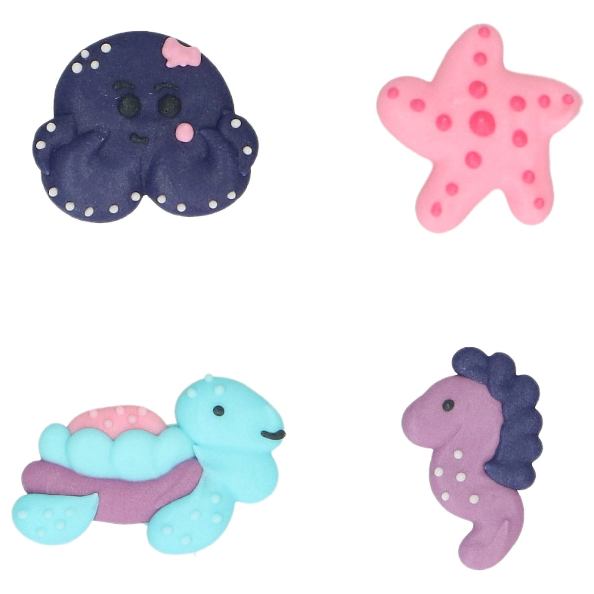 Wilton Décorations en Sucre Animaux Marins set/8