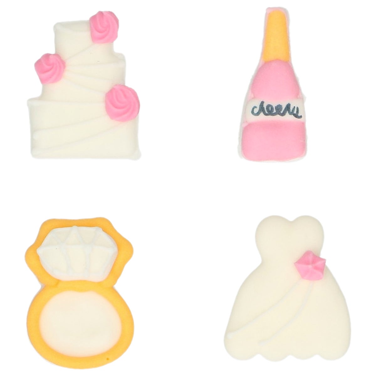 Wilton Décorations en Sucre Mariage de Rêve set/8