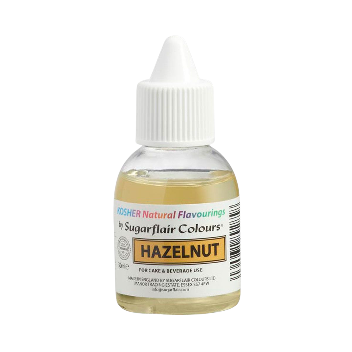 Sugarflair Casher Arôme Naturel Noisette 30ml
