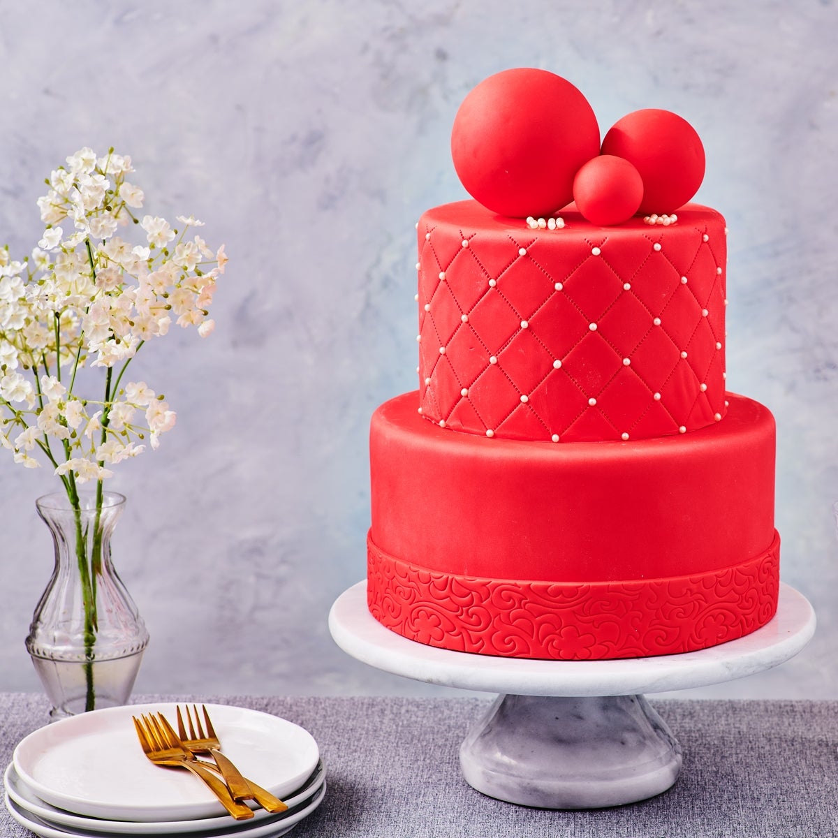 FunCakes Pâte à Sucre Covering Paste Red 500g