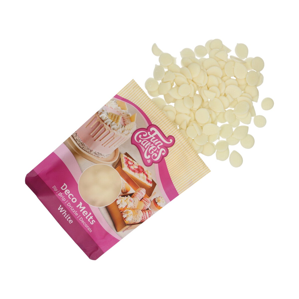 FunCakes Deco Melts Blanc 250g