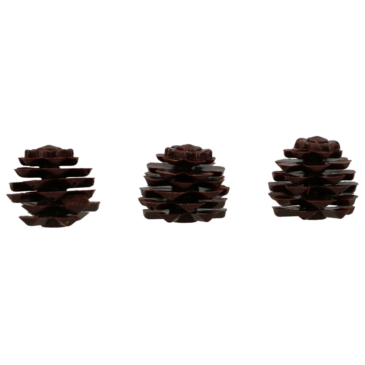 FunCakes Décorations en Chocolat Pommes de Pin 3D pk/3
