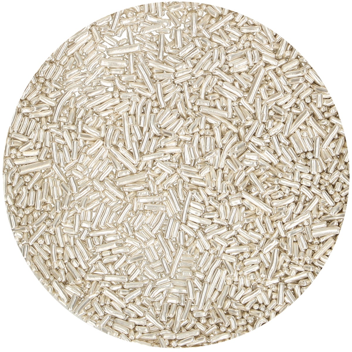 FunCakes Sugar Strands Métalliques Argent 80g