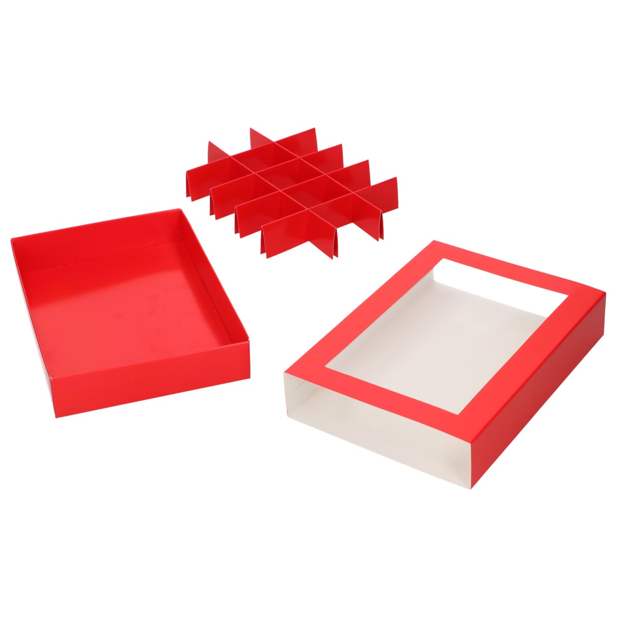 FunCakes Boîte aux Lettres Chocolat Rouge 20x14x3,5cm pk/10