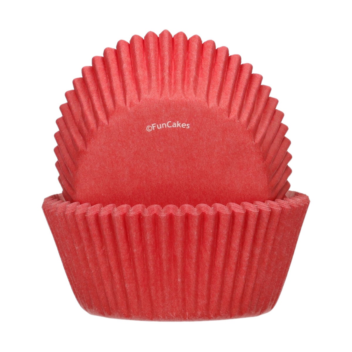 FunCakes Caissettes à Cupcakes Rouge pcs/48