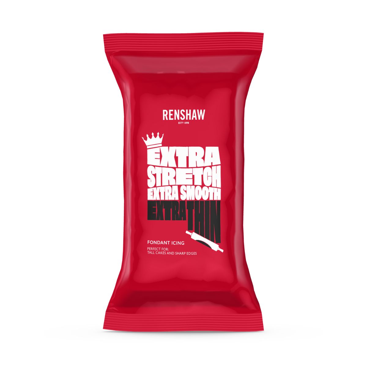 Renshaw Rolfondant Extra 1kg Zwart