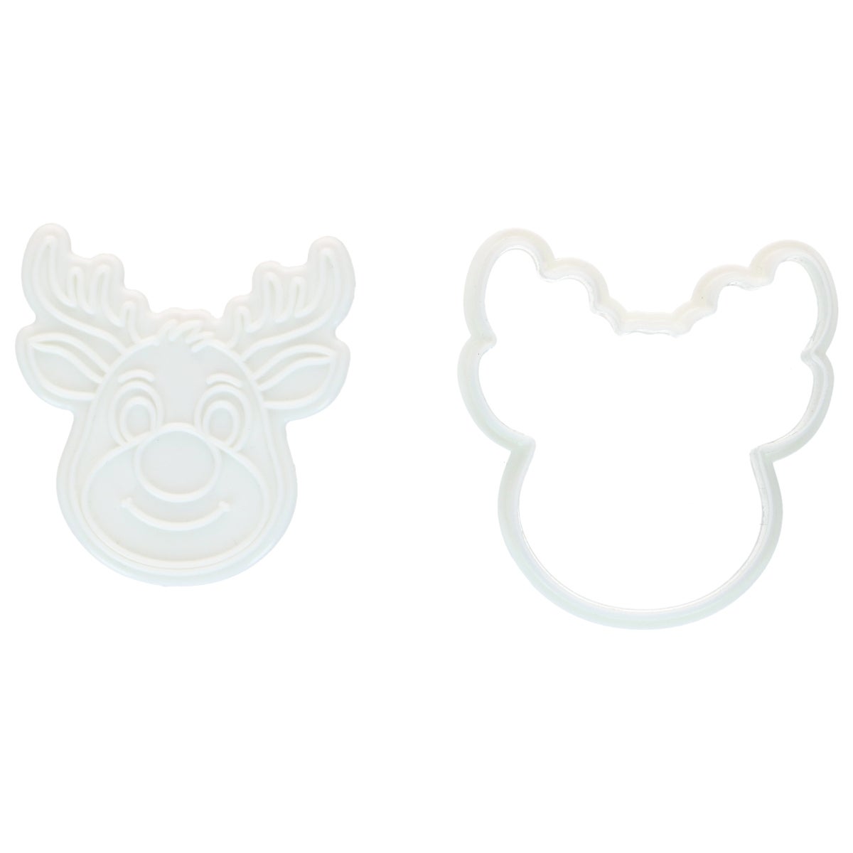 Wilton Emporte-pièce avec Tampon Renne 7,5cm