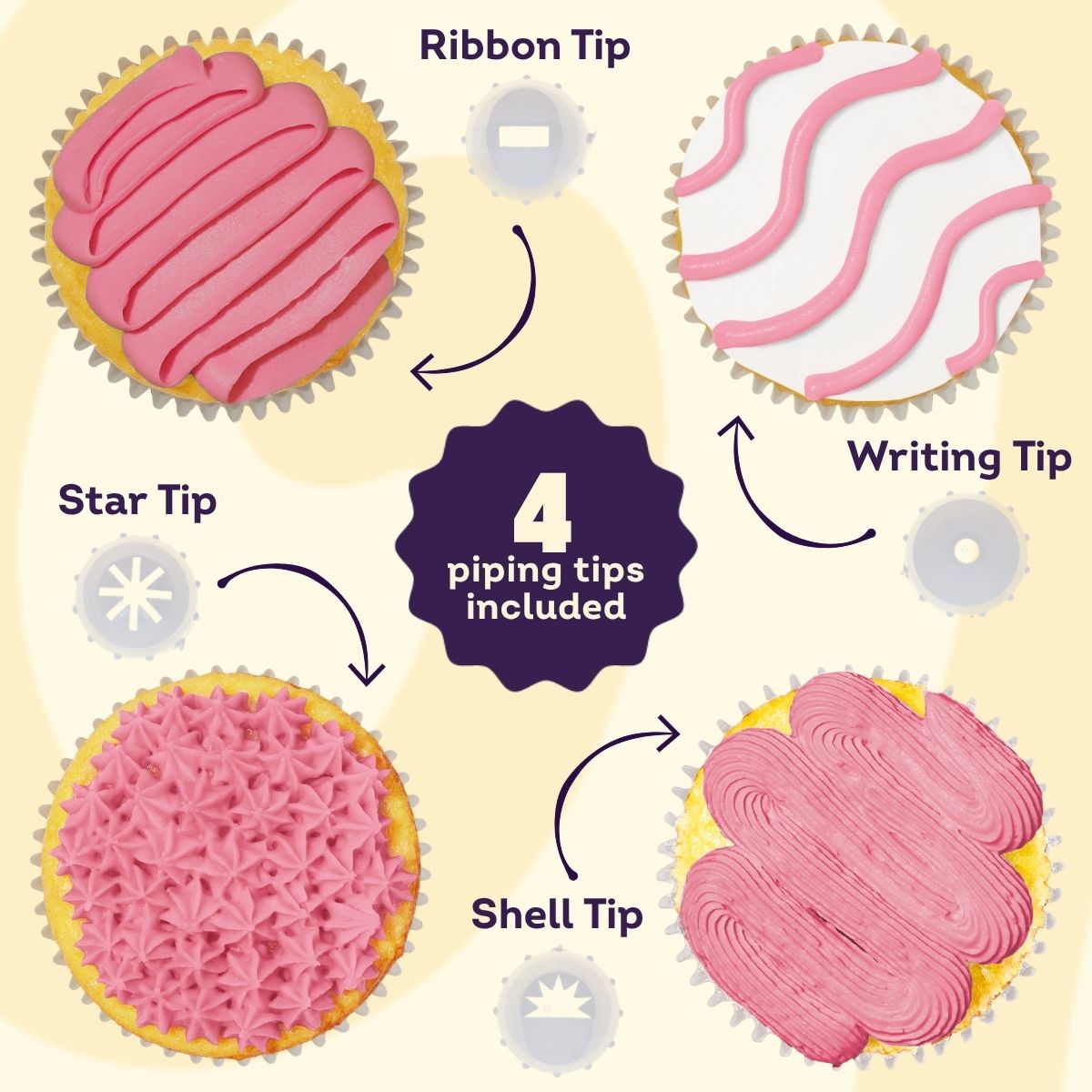 Wilton Glaçage Décoration Rose 212g