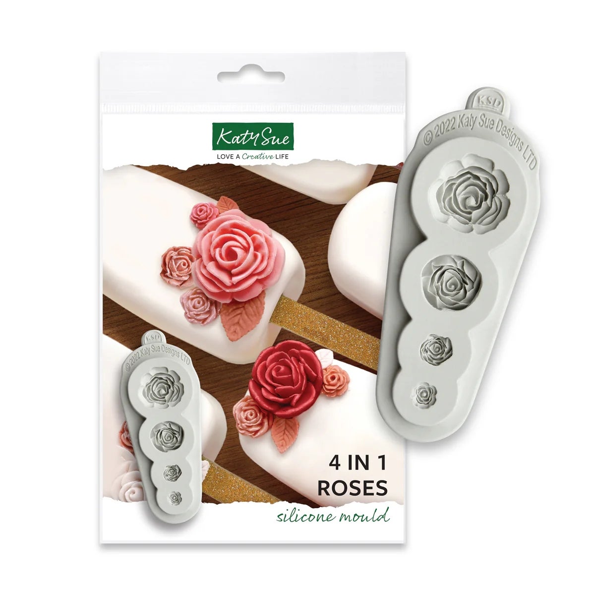 Katy Sue Moule 4 en 1 Roses