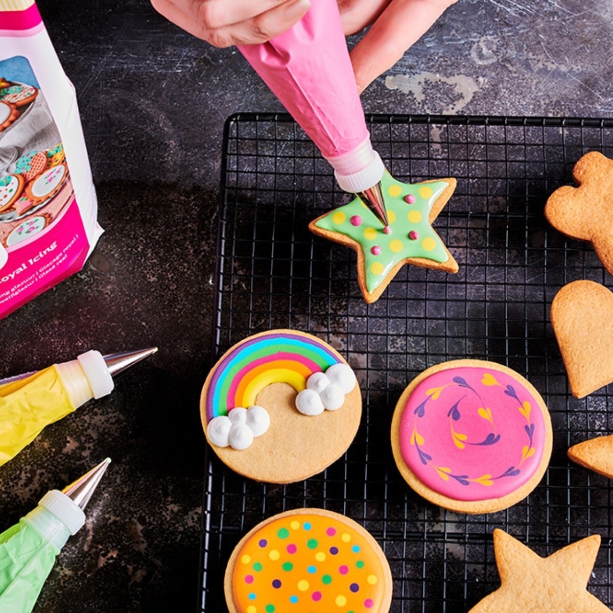 FunCakes Mix pour Glaçage Royal 450g