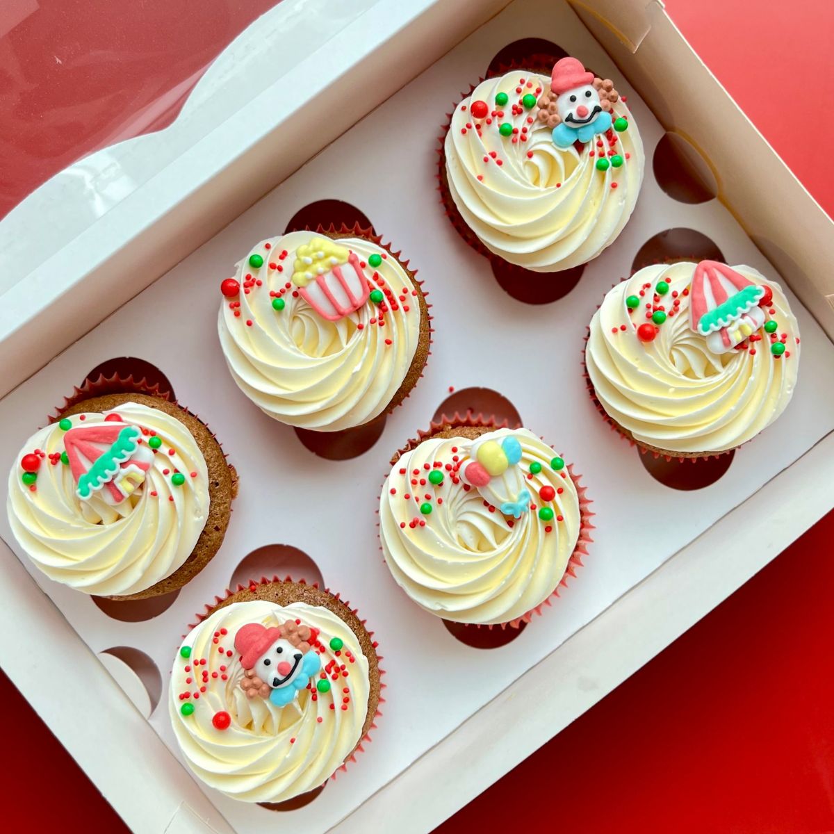 FunCakes Décors en Sucre Cirque set/8