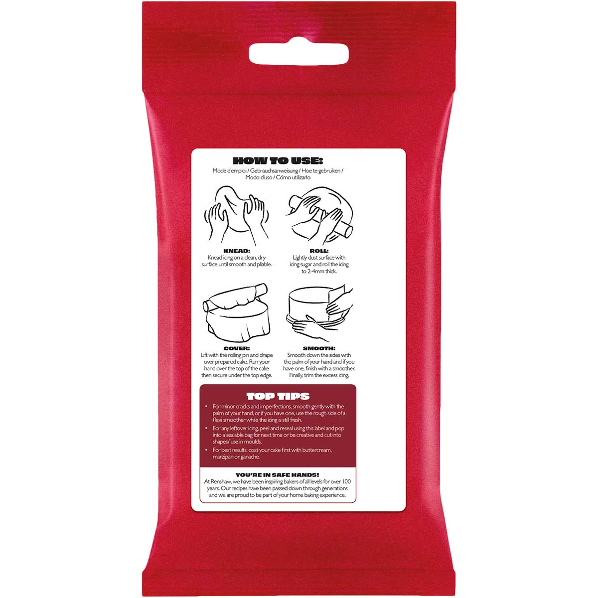 Renshaw Fondant Ruby Red 250g