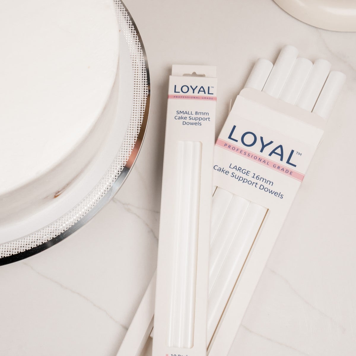 LOYAL Dowels à Gâteau Matériau Solide Grand pk/5