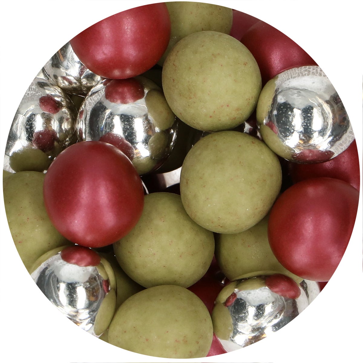 FunCakes Boules Choco Croustillantes Holly Jolly 130g BBD Discount
