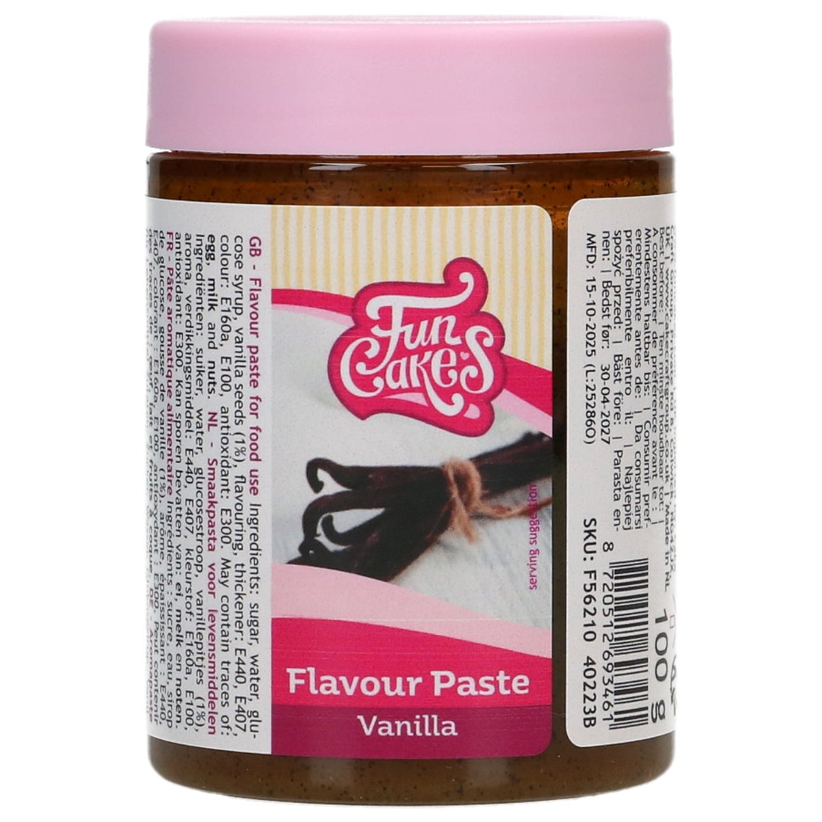 FunCakes Pâte Aromatisante Vanille 100 g