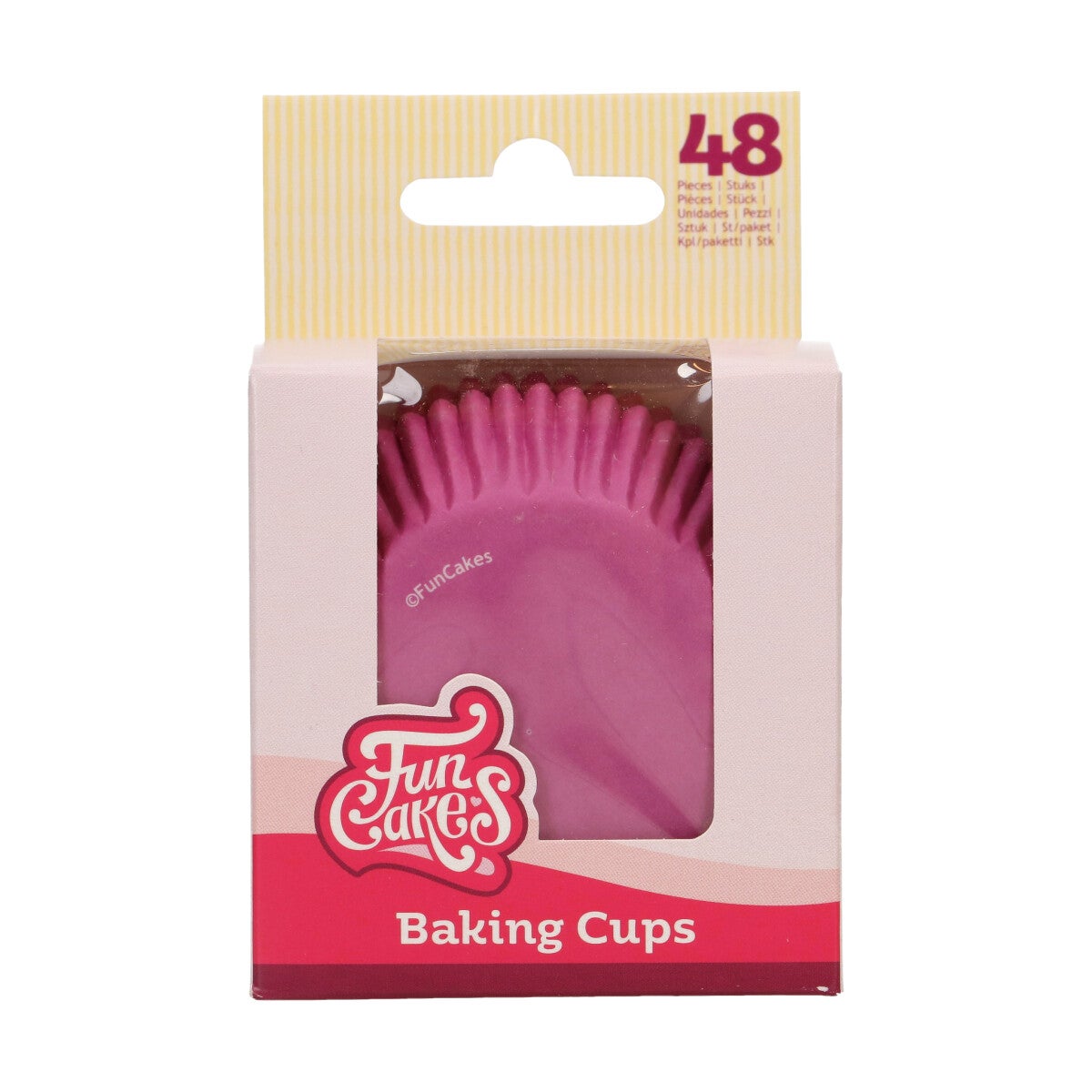 FunCakes Caissettes à cupcake Rose pk/48