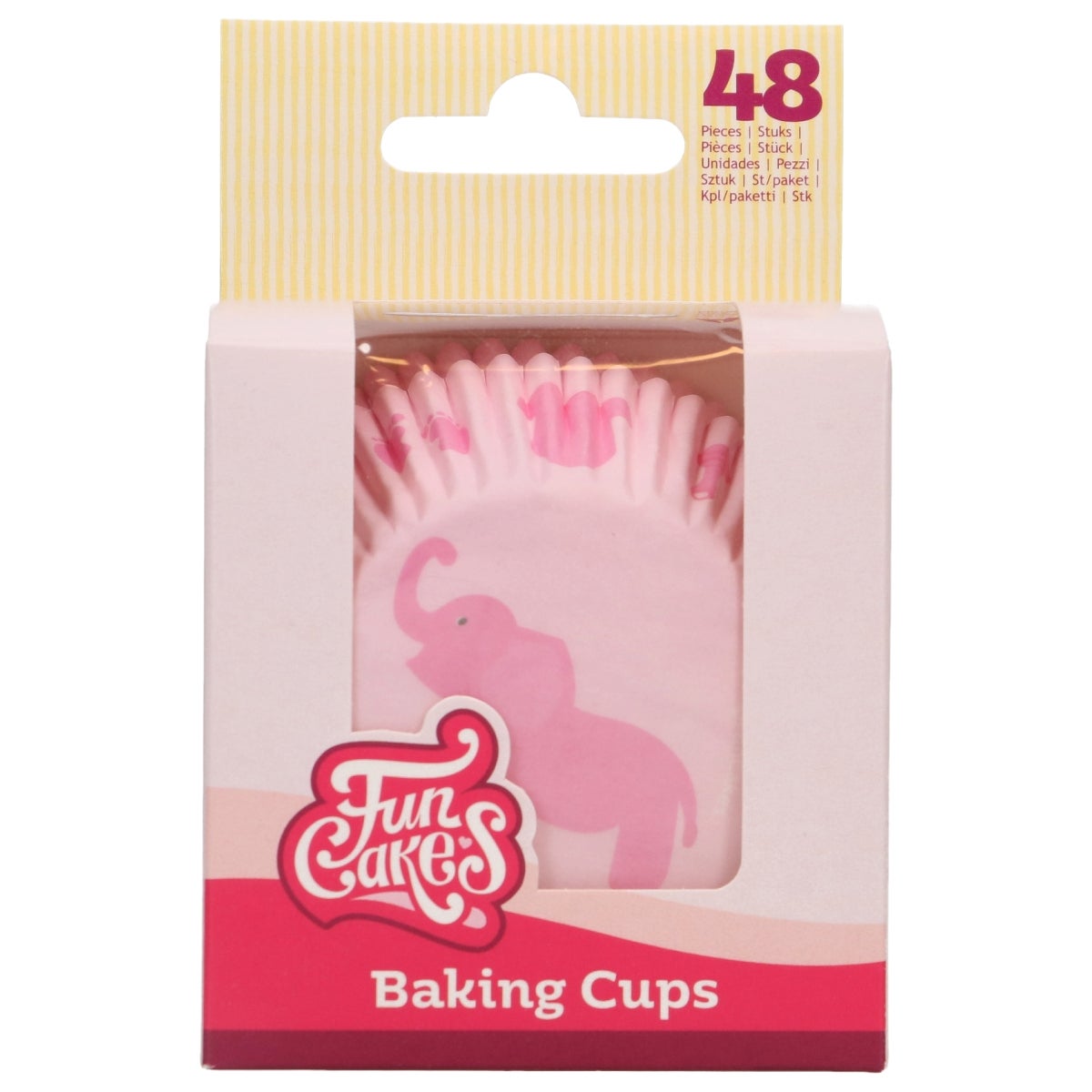 FunCakes Caissettes à Cupcakes Bébé Rose pcs/48