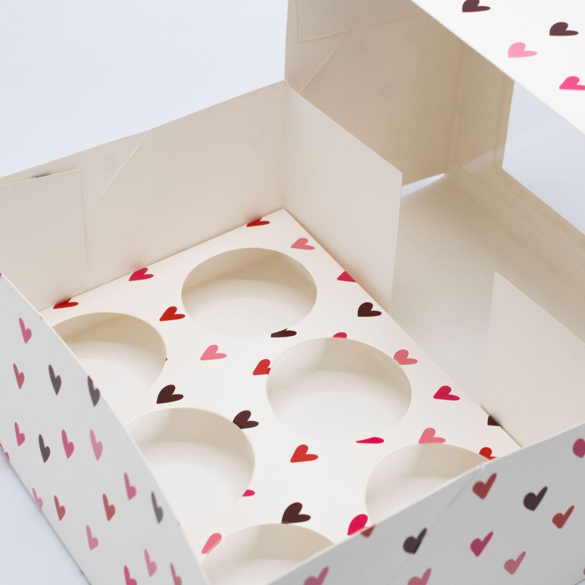 Simply Making Boîte à Cupcakes Lovestruck Hearts 6 pk/2