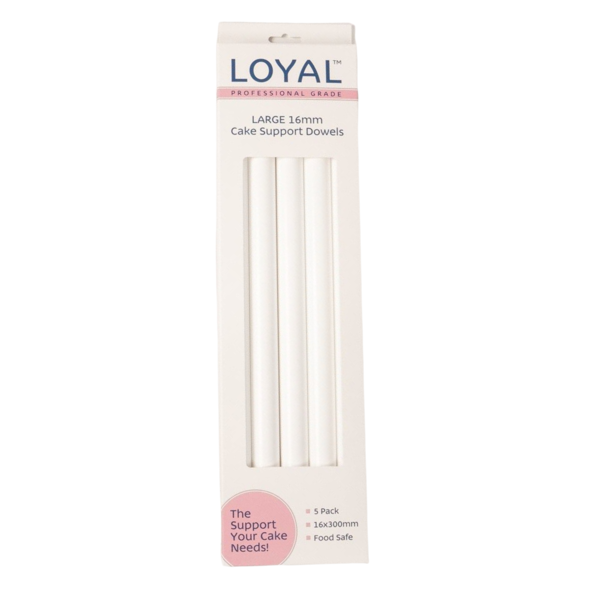 LOYAL Dowels à Gâteau Matériau Solide Grand pk/5
