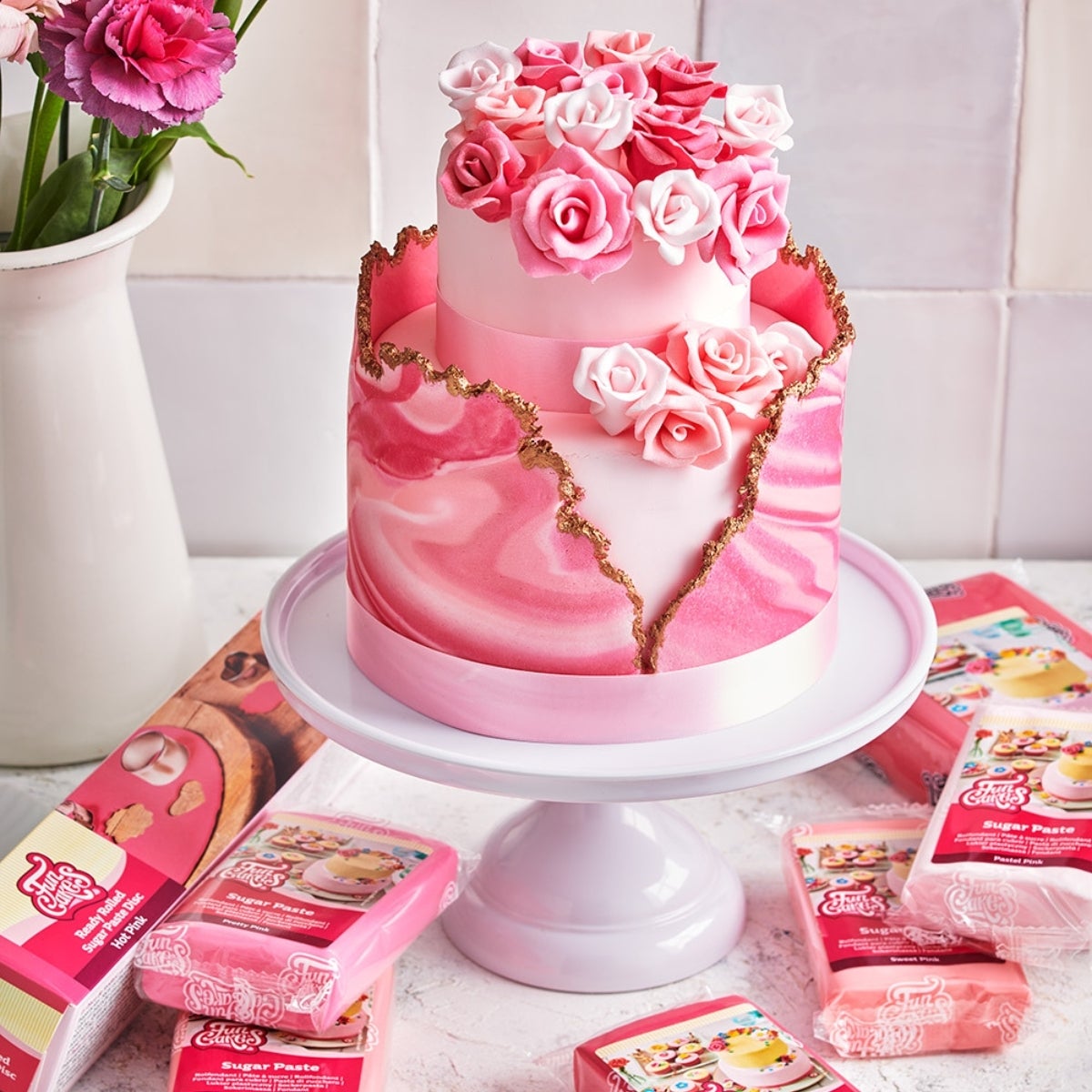 FunCakes Pâte à Sucre Tropical Orange 250g