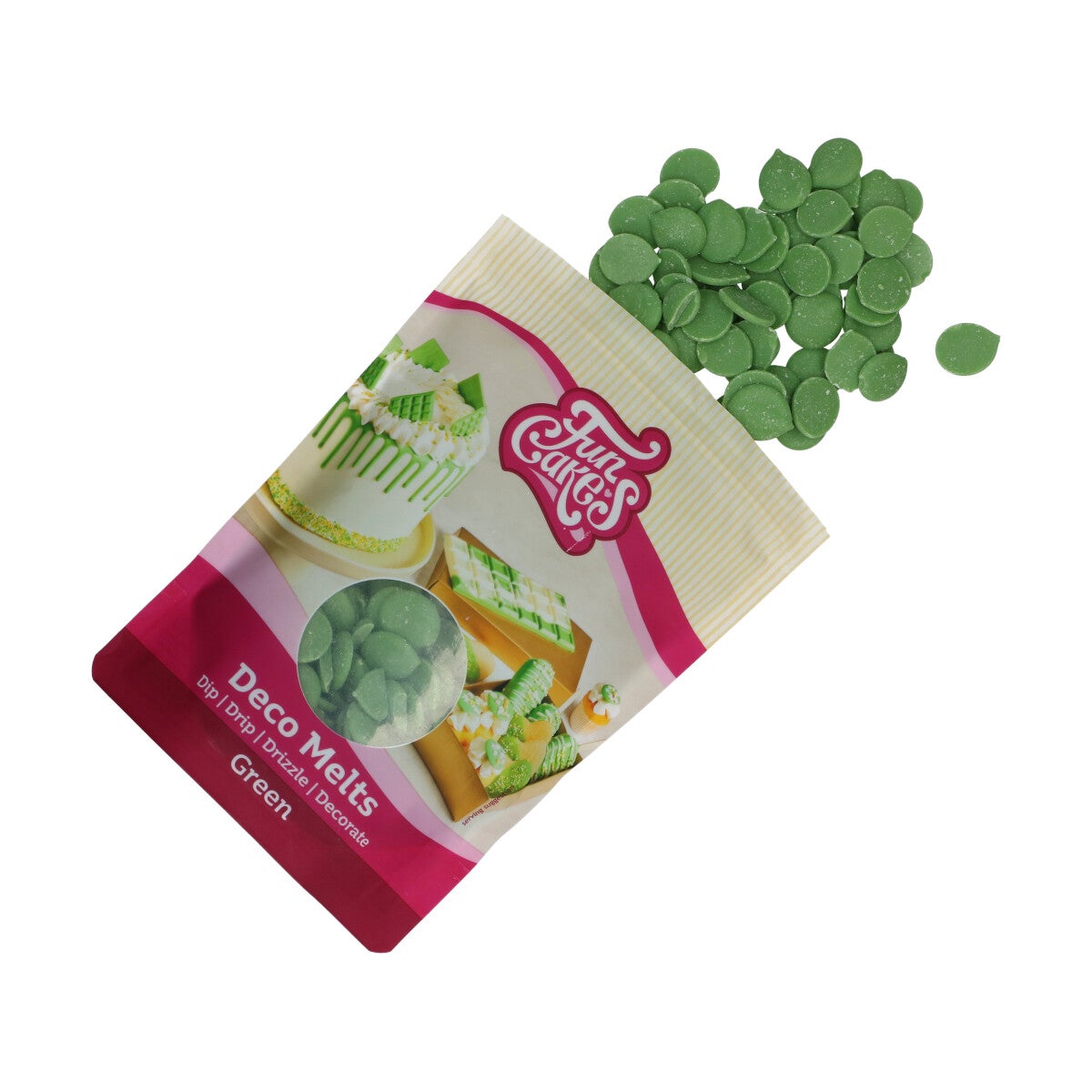 FunCakes Deco Melts Vert 250g