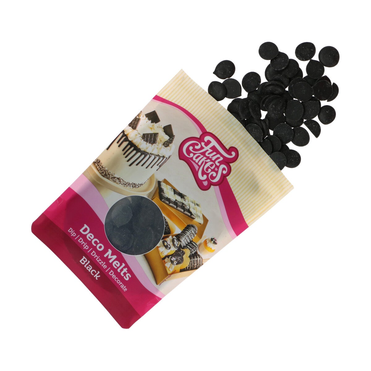 FunCakes Deco Melts Noir 250g