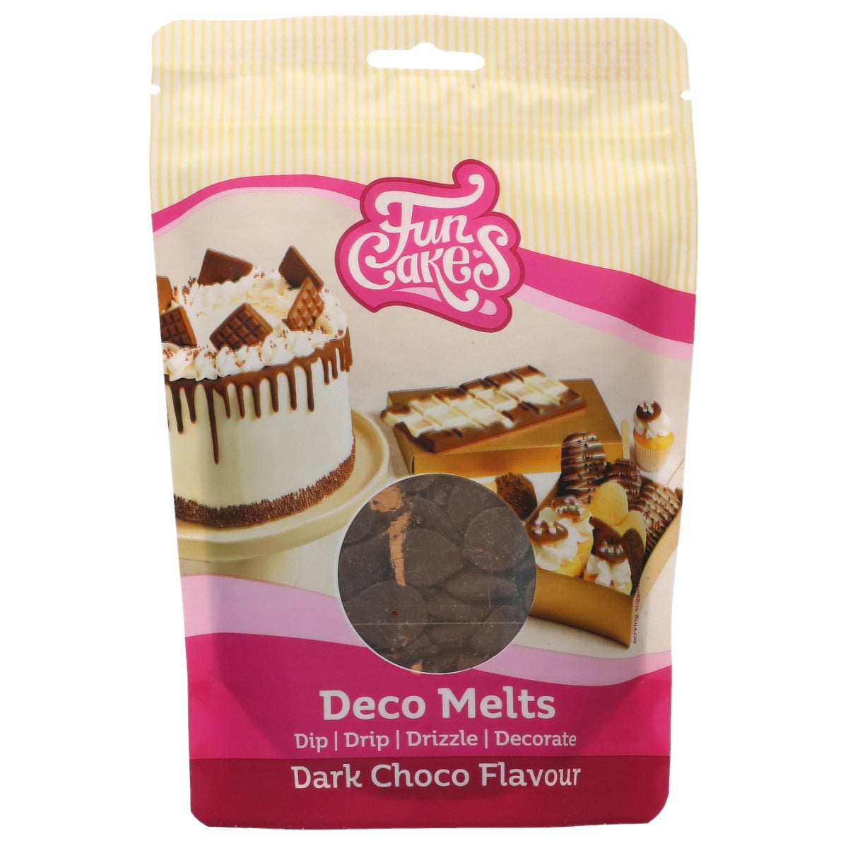 FunCakes Deco Melts - Saveur Choco Foncé - 250g