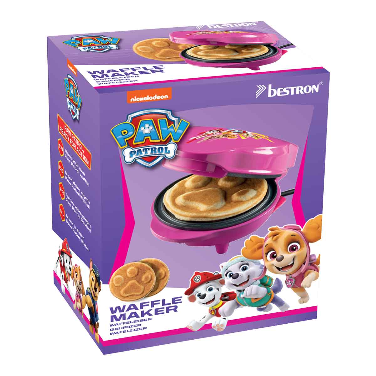 Bestron Paw Patrol Gaufrier Rose