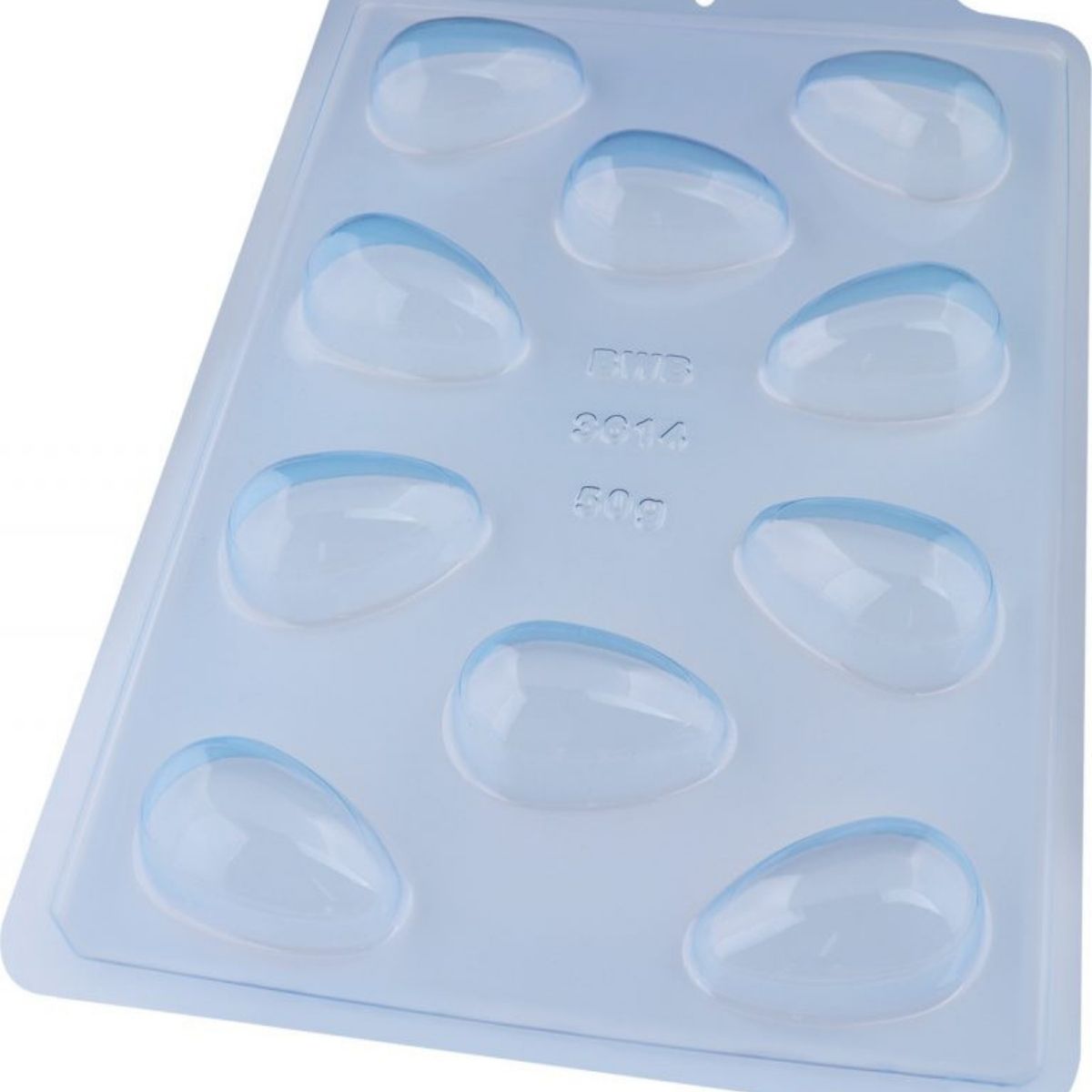 BWB Moule à Chocolat en 3 parties - Oeuf lisse