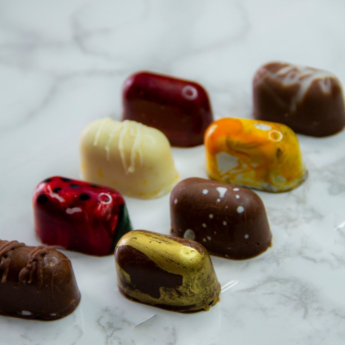 BWB Moule à Chocolat en 3 parties - Mini Truffe Allongée