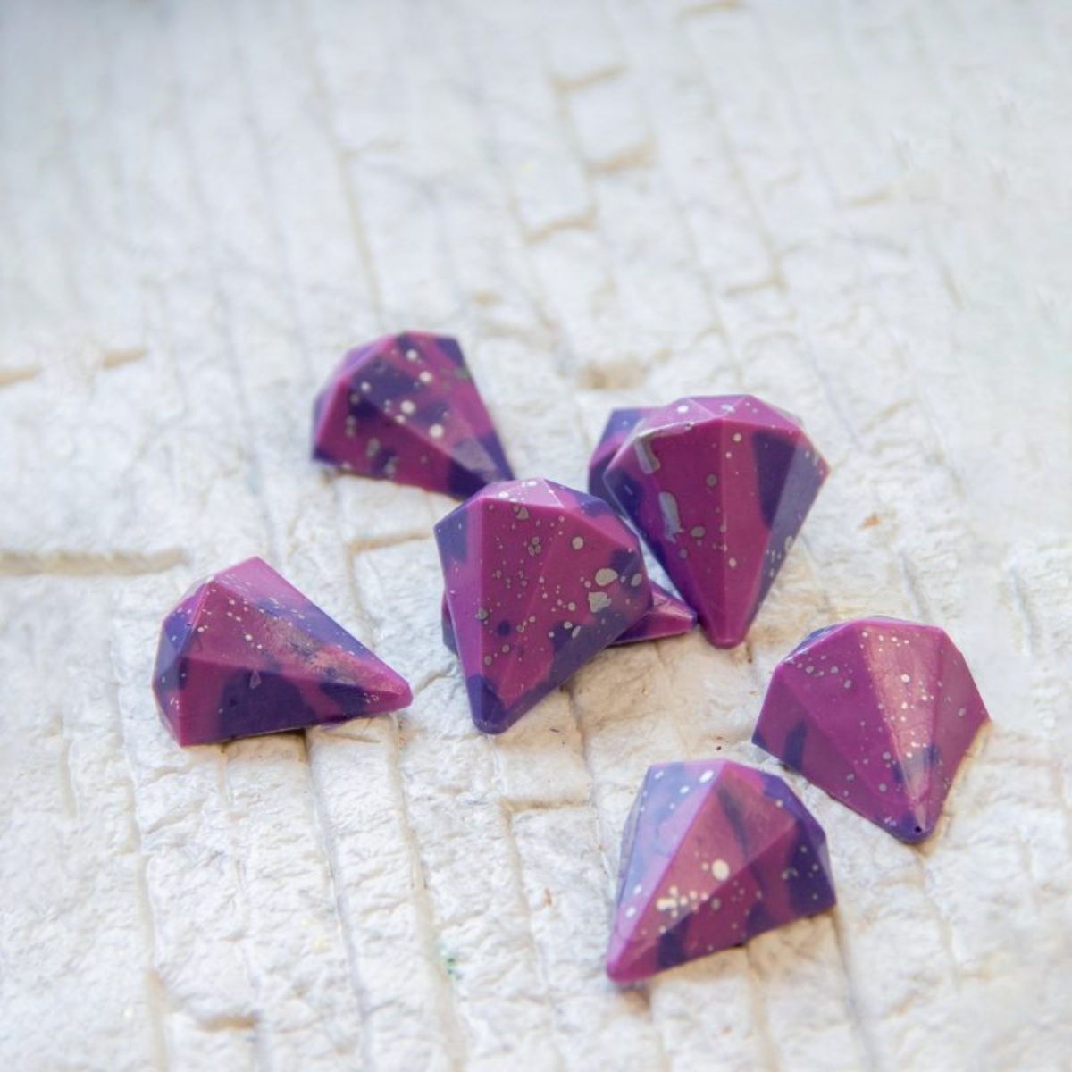 BWB Moule à Chocolat en 3 parties - Pralin Diamond