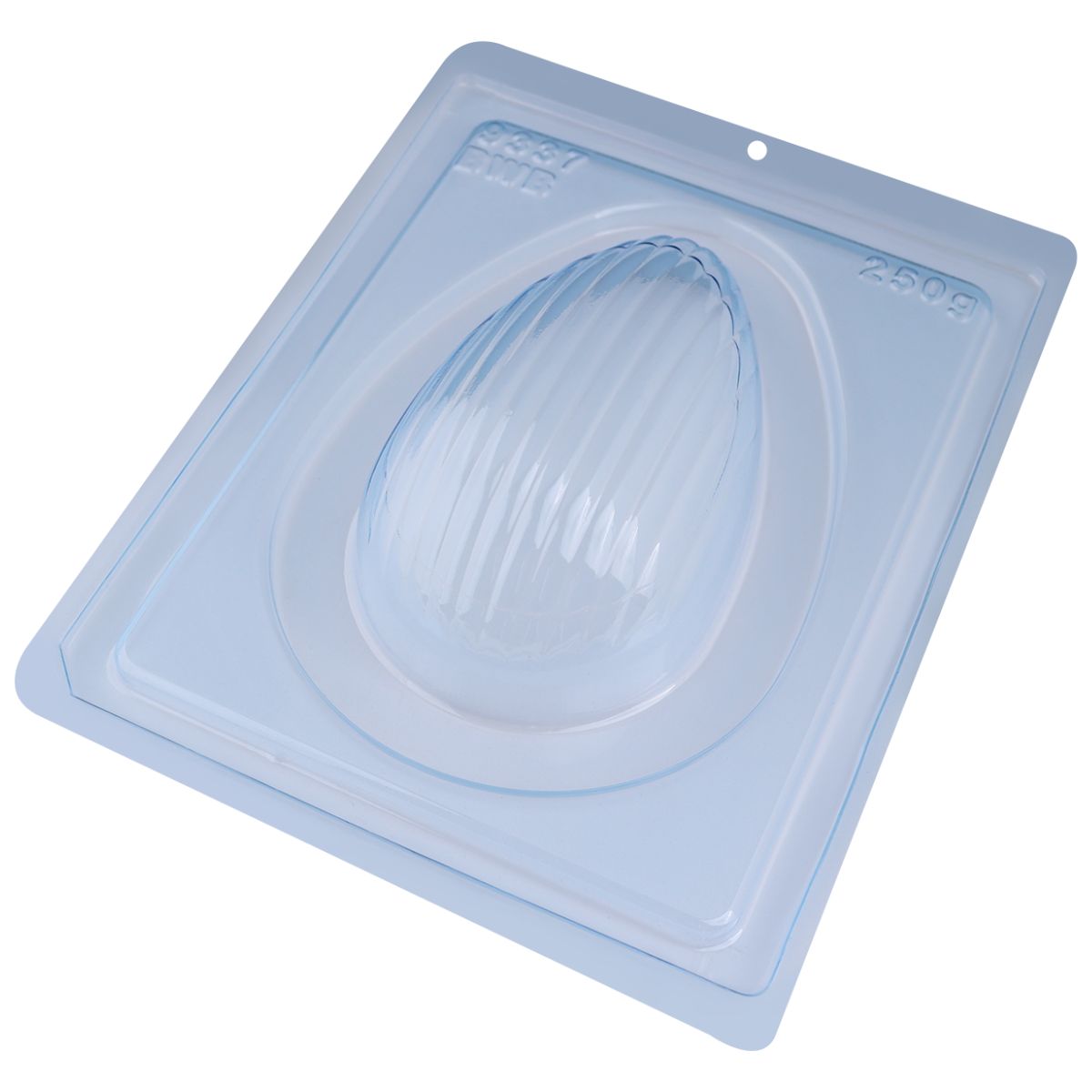 BWB Chocolate Mould 3 pièces Œuf Grand Texturé Waves