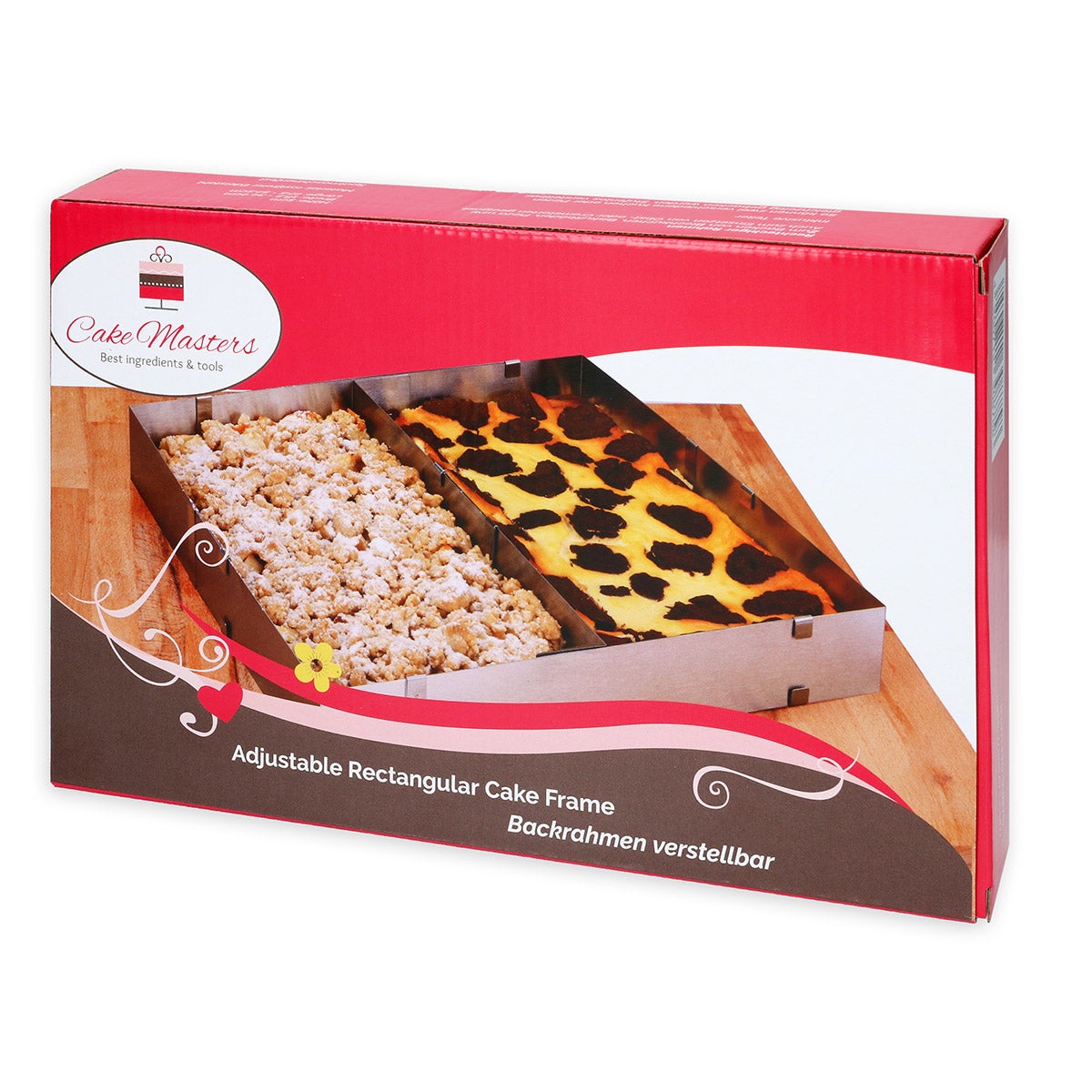 Cake-Masters Cadre à pâtisserie ajustable 5cm Haut