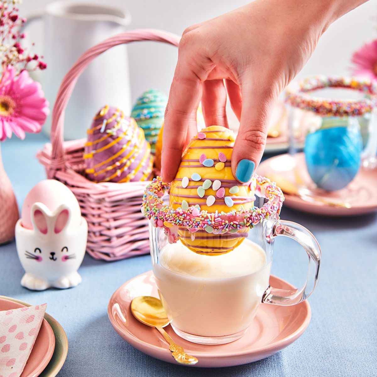 Cake Star Mould Cracked Half Egg Medium set/2