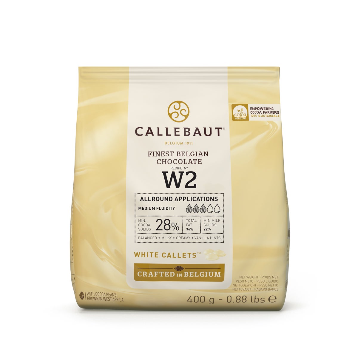 Callebaut Chocolade Callets -Whit- 400g