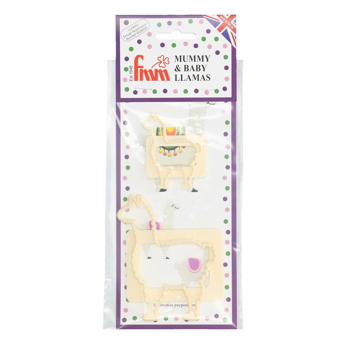 FMM Emporte-pièce Maman & Bébé Lama Set/2