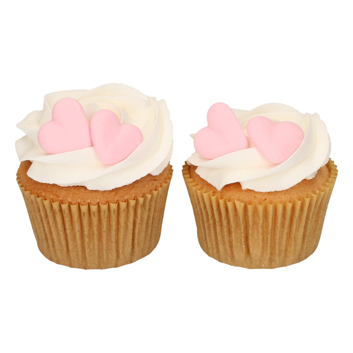 FunCakes Décors en Sucre Cœur rose Set/8
