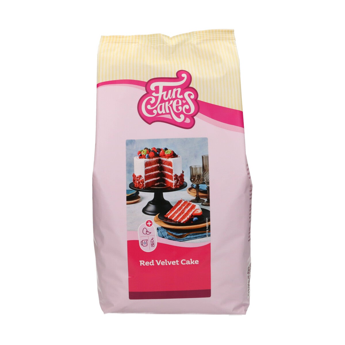 FunCakes Bakmix voor Red Velvet Cake 4kg