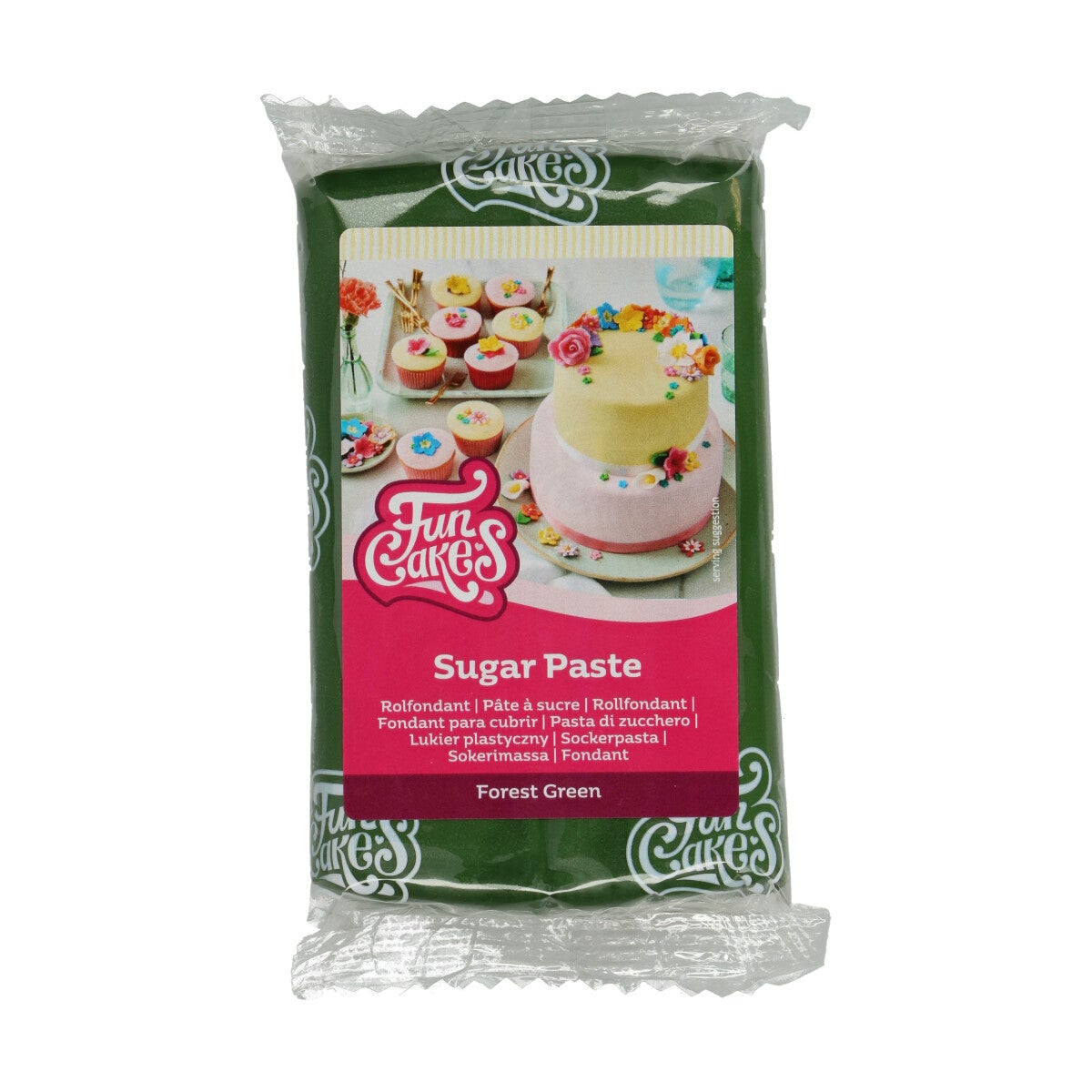 FunCakes Pâte à Sucre Forest Green - Vert 250 g