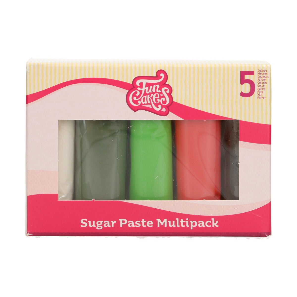 FunCakes Pâte à Sucre Multipack Noël 5x100 g