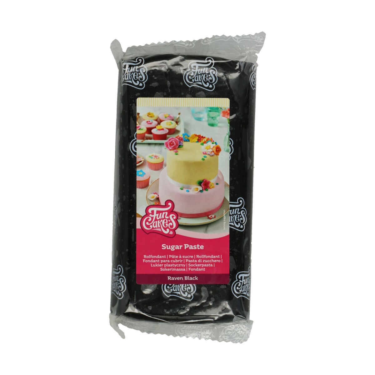 FunCakes Pâte à Sucre Raven Black 1 kg