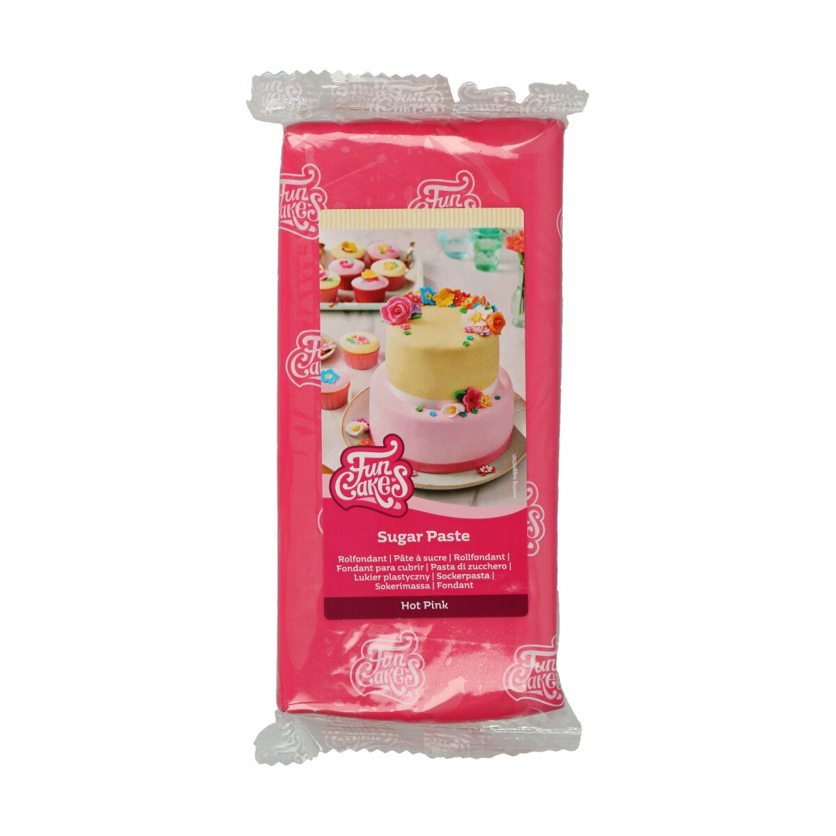 FunCakes Pâte à Sucre Hot Pink 1 kg
