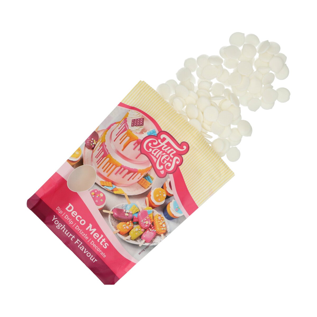 FunCakes Deco Melts - Saveur yaourt - 250g