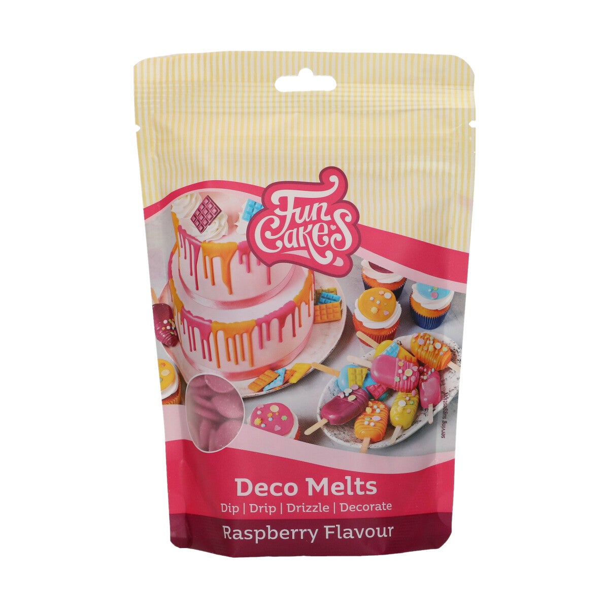 FunCakes Deco Melts - Frambozensmaak - 250g