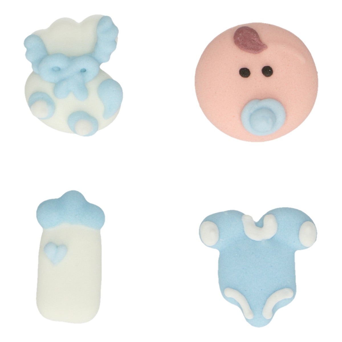 FunCakes Décors en Sucre Baby Bleu Set/12